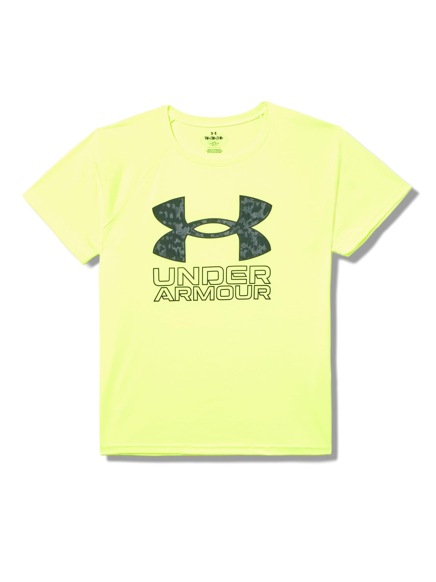 Under Armour Boys' Tech Hybrid Printed Fill Short-Sleeve T-Shirt