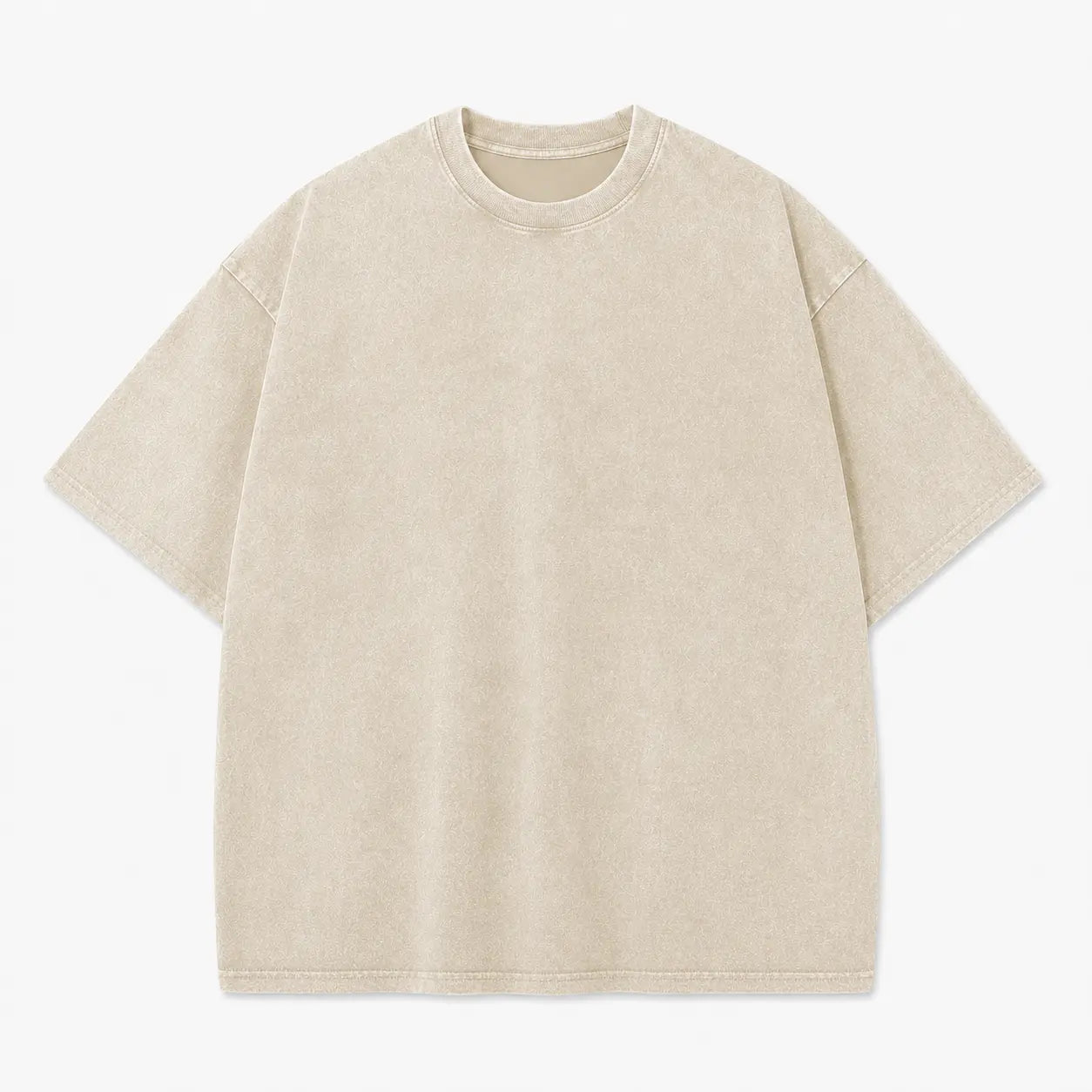 Men's Oversized Washed T-Shirt,Vintage Washed Crew Neck Tee,Loose Fit Drop Shoulder StreetwearBasic Top wash cotton retro Casual Sleeves Fabric Plain Gym Menswear