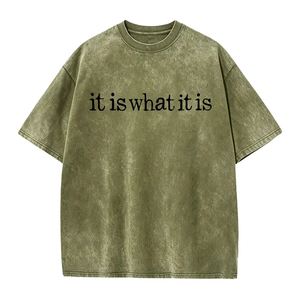 Women's Trendy Printed Retro Washed T-Shirt - 230g Thick, Retro Street Style Crew Neck Short Sleeve, Machine Washable, Perfect for Spring/Summer Casual Wear, Unique Loose Fit Women's T-Shirt