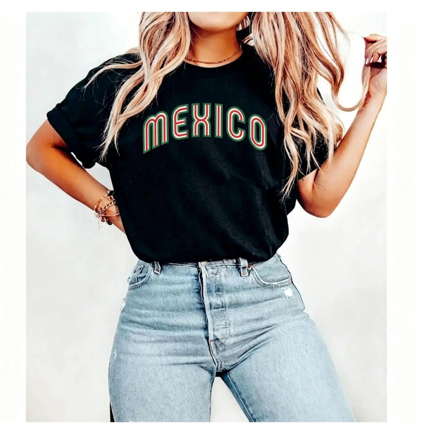 100% Cotton PRINT Mexico T-Shirt Graphic Shirt Vintage Mexico T-Shirt  Aesthetic 90s Retro Summer,Muppet