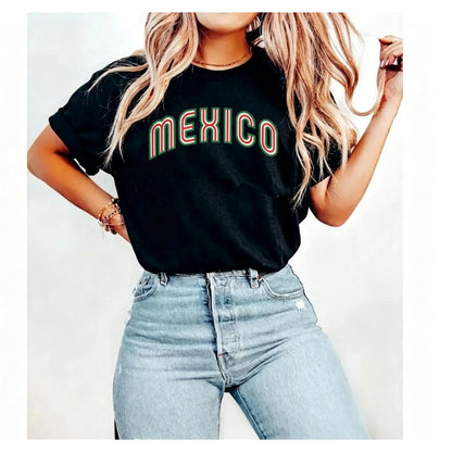 100% Cotton PRINT Mexico T-Shirt Graphic Shirt Vintage Mexico T-Shirt  Aesthetic 90s Retro Summer,Muppet