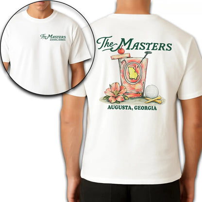 The Masters Augusta Georgia Golf Cocktail Shirt For Men For Women, Augusta Souvenir Tee, Azalea Drink Graphic, Tournament Keepsake Gift, Trendy Unisex Shirt