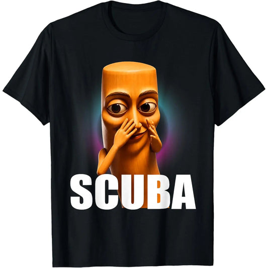 Scuba Tung Tung Sahur Dance Funny Brainrot Meme T-Shirt