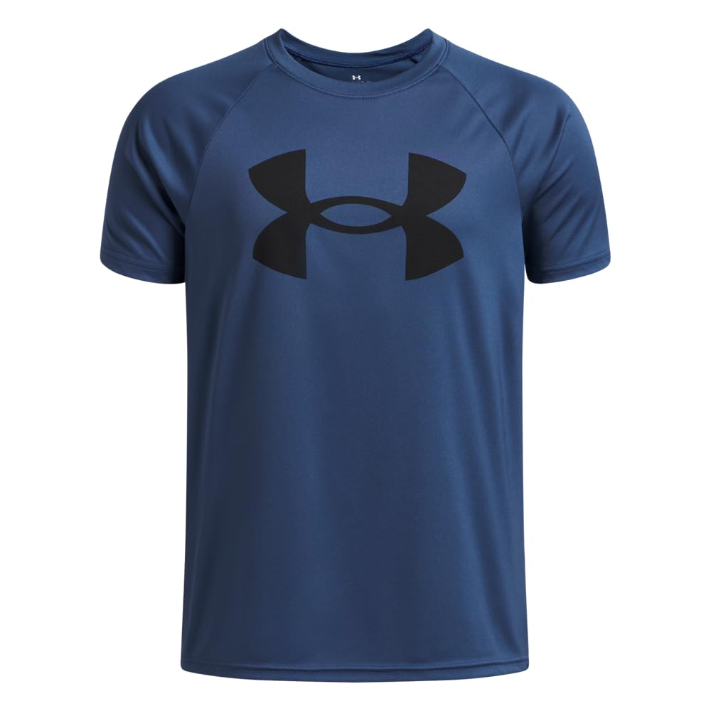 Under Armour Boys' Tech Hybrid Printed Fill Short-Sleeve T-Shirt