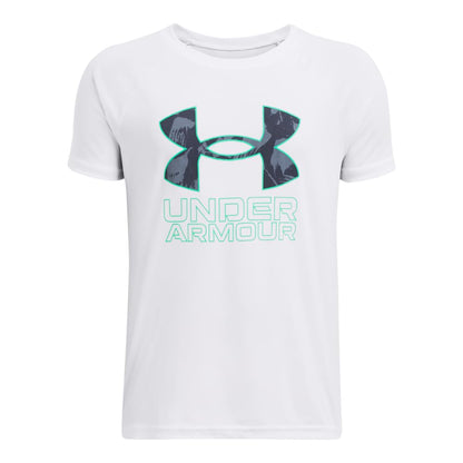 Under Armour Boys' Tech Hybrid Printed Fill Short-Sleeve T-Shirt