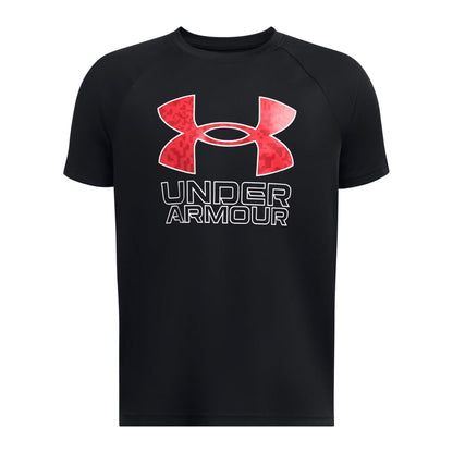Under Armour Boys' Tech Hybrid Printed Fill Short-Sleeve T-Shirt