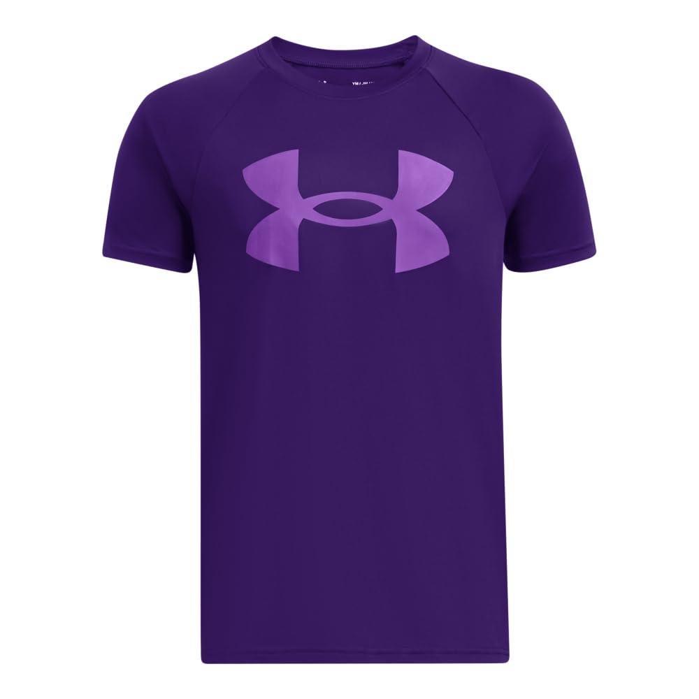 Under Armour Boys' Tech Hybrid Printed Fill Short-Sleeve T-Shirt