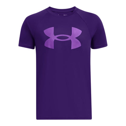 Under Armour Boys' Tech Hybrid Printed Fill Short-Sleeve T-Shirt
