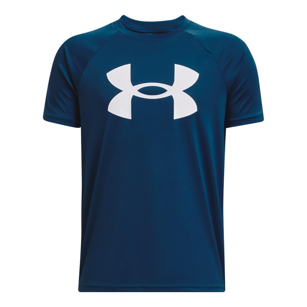 Under Armour Boys' Tech Hybrid Printed Fill Short-Sleeve T-Shirt