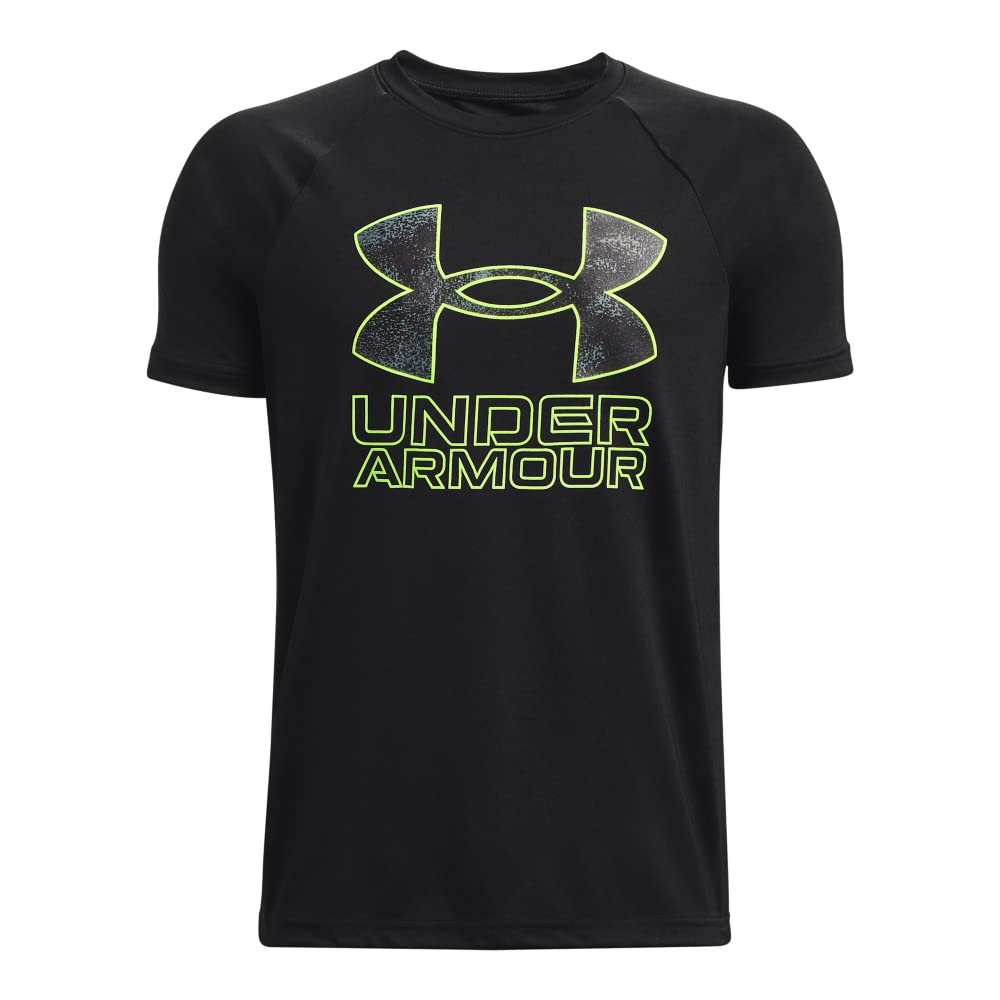 Under Armour Boys' Tech Hybrid Printed Fill Short-Sleeve T-Shirt