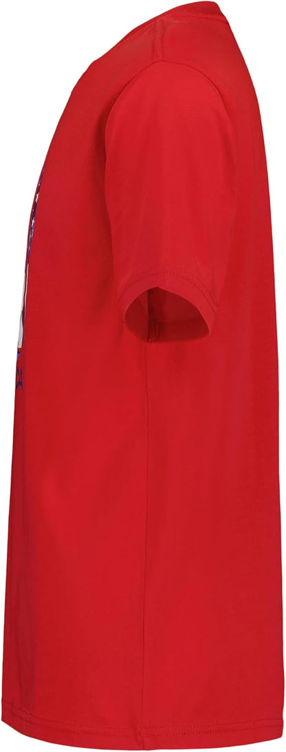 Nautica Boys' Short Sleeve J-Class Logo Crew Neck T-Shirt, Soft, Comfortable, Relaxed Fit
