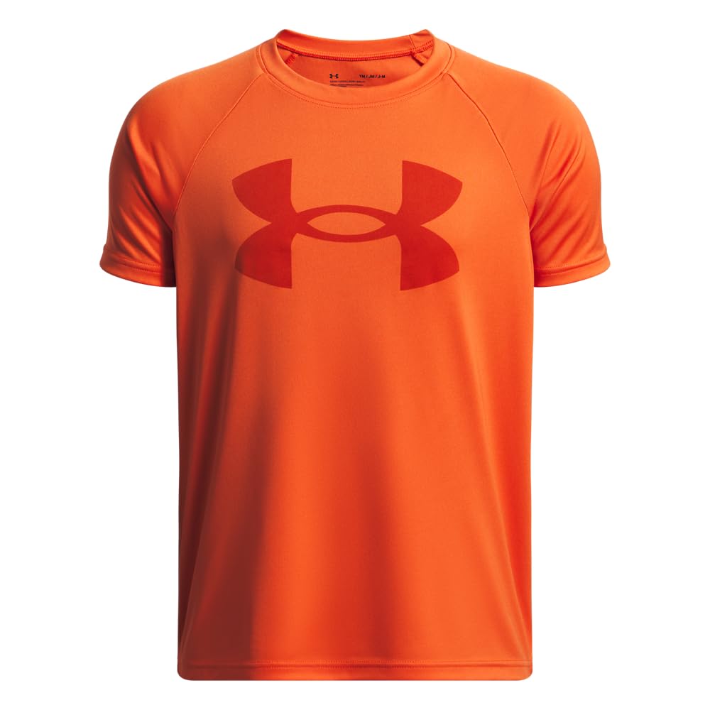 Under Armour Boys' Tech Hybrid Printed Fill Short-Sleeve T-Shirt