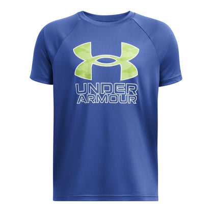 Under Armour Boys' Tech Hybrid Printed Fill Short-Sleeve T-Shirt
