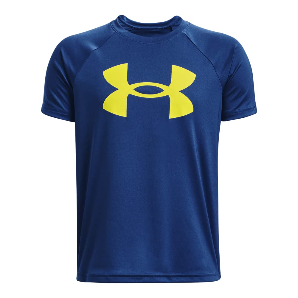 Under Armour Boys' Tech Hybrid Printed Fill Short-Sleeve T-Shirt