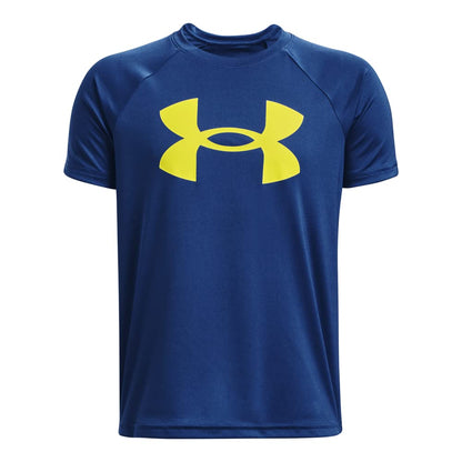 Under Armour Boys' Tech Hybrid Printed Fill Short-Sleeve T-Shirt