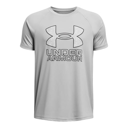 Under Armour Boys' Tech Hybrid Printed Fill Short-Sleeve T-Shirt