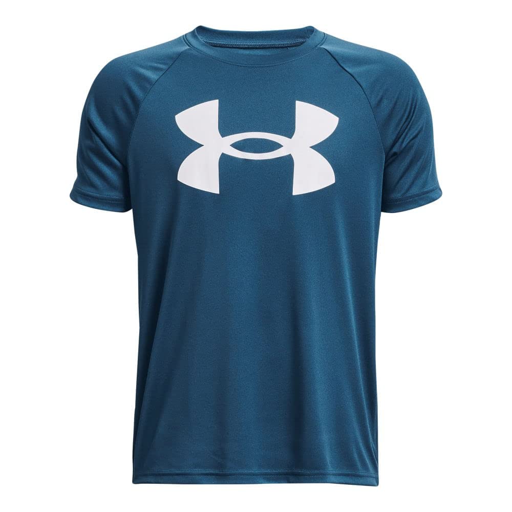 Under Armour Boys' Tech Hybrid Printed Fill Short-Sleeve T-Shirt