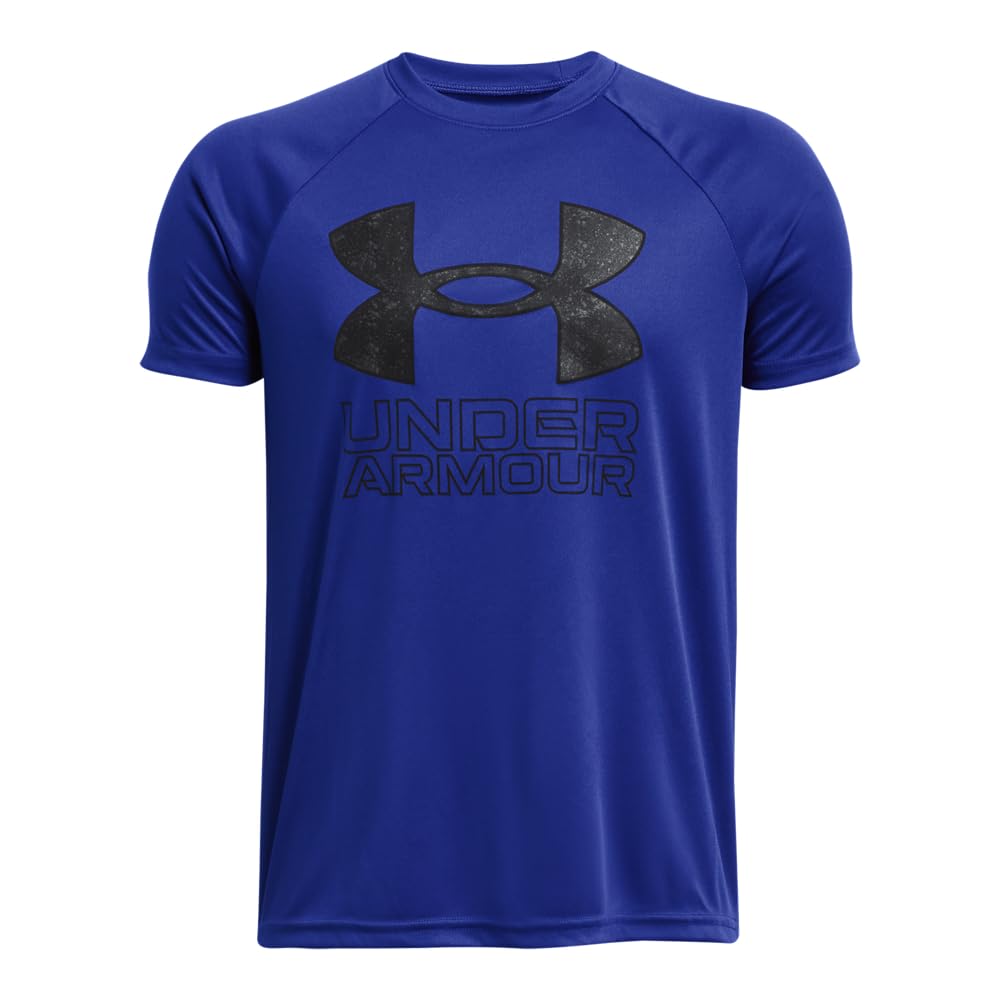 Under Armour Boys' Tech Hybrid Printed Fill Short-Sleeve T-Shirt