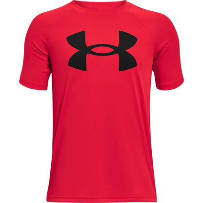 Under Armour Boys' Tech Hybrid Printed Fill Short-Sleeve T-Shirt