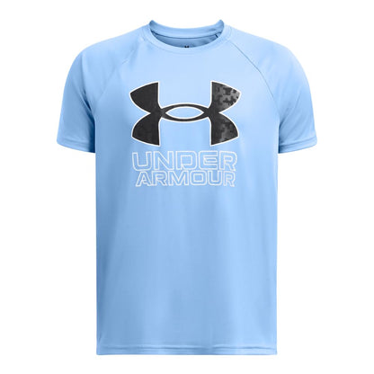 Under Armour Boys' Tech Hybrid Printed Fill Short-Sleeve T-Shirt