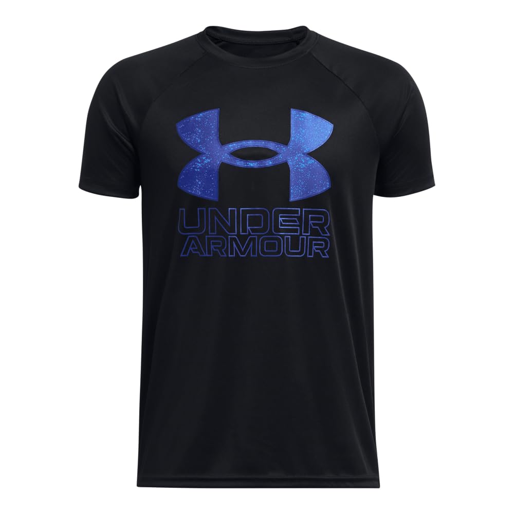 Under Armour Boys' Tech Hybrid Printed Fill Short-Sleeve T-Shirt