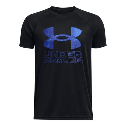 Under Armour Boys' Tech Hybrid Printed Fill Short-Sleeve T-Shirt