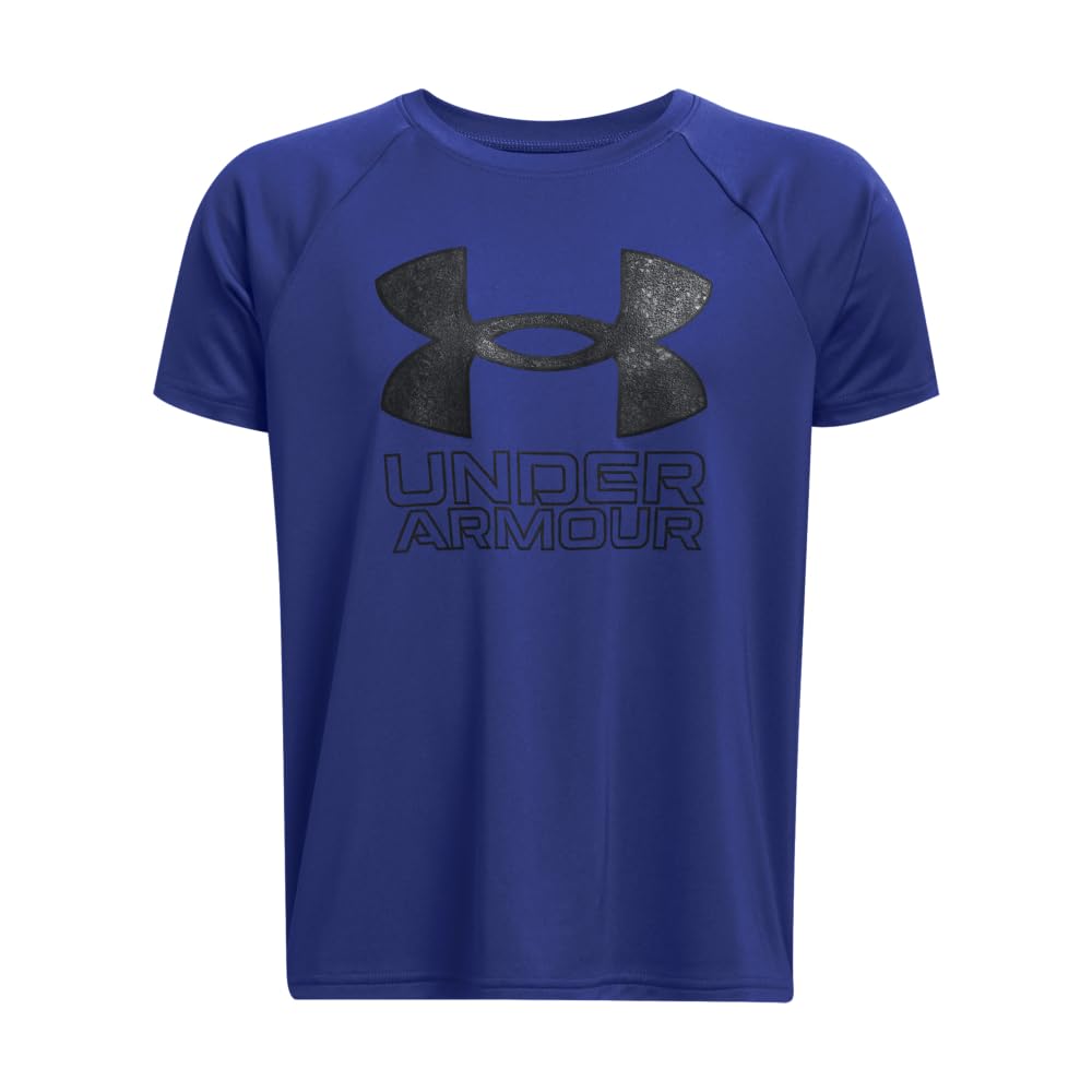 Under Armour Boys' Tech Hybrid Printed Fill Short-Sleeve T-Shirt