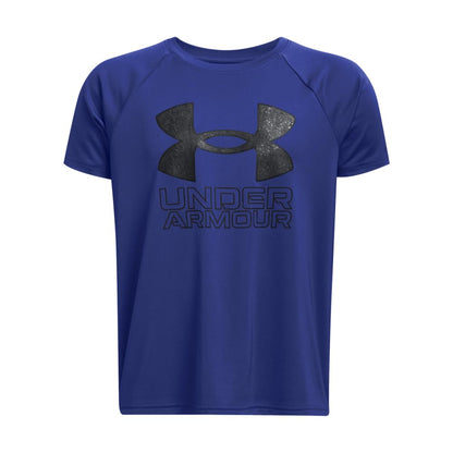 Under Armour Boys' Tech Hybrid Printed Fill Short-Sleeve T-Shirt