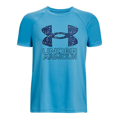 Under Armour Boys' Tech Hybrid Printed Fill Short-Sleeve T-Shirt