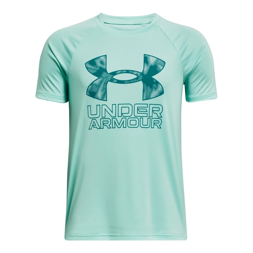 Under Armour Boys' Tech Hybrid Printed Fill Short-Sleeve T-Shirt