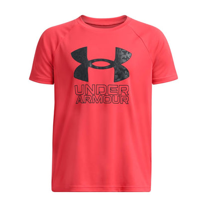 Under Armour Boys' Tech Hybrid Printed Fill Short-Sleeve T-Shirt