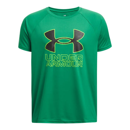 Under Armour Boys' Tech Hybrid Printed Fill Short-Sleeve T-Shirt
