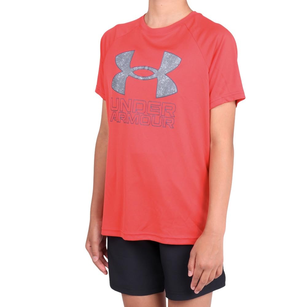 Under Armour Boys' Tech Hybrid Printed Fill Short-Sleeve T-Shirt