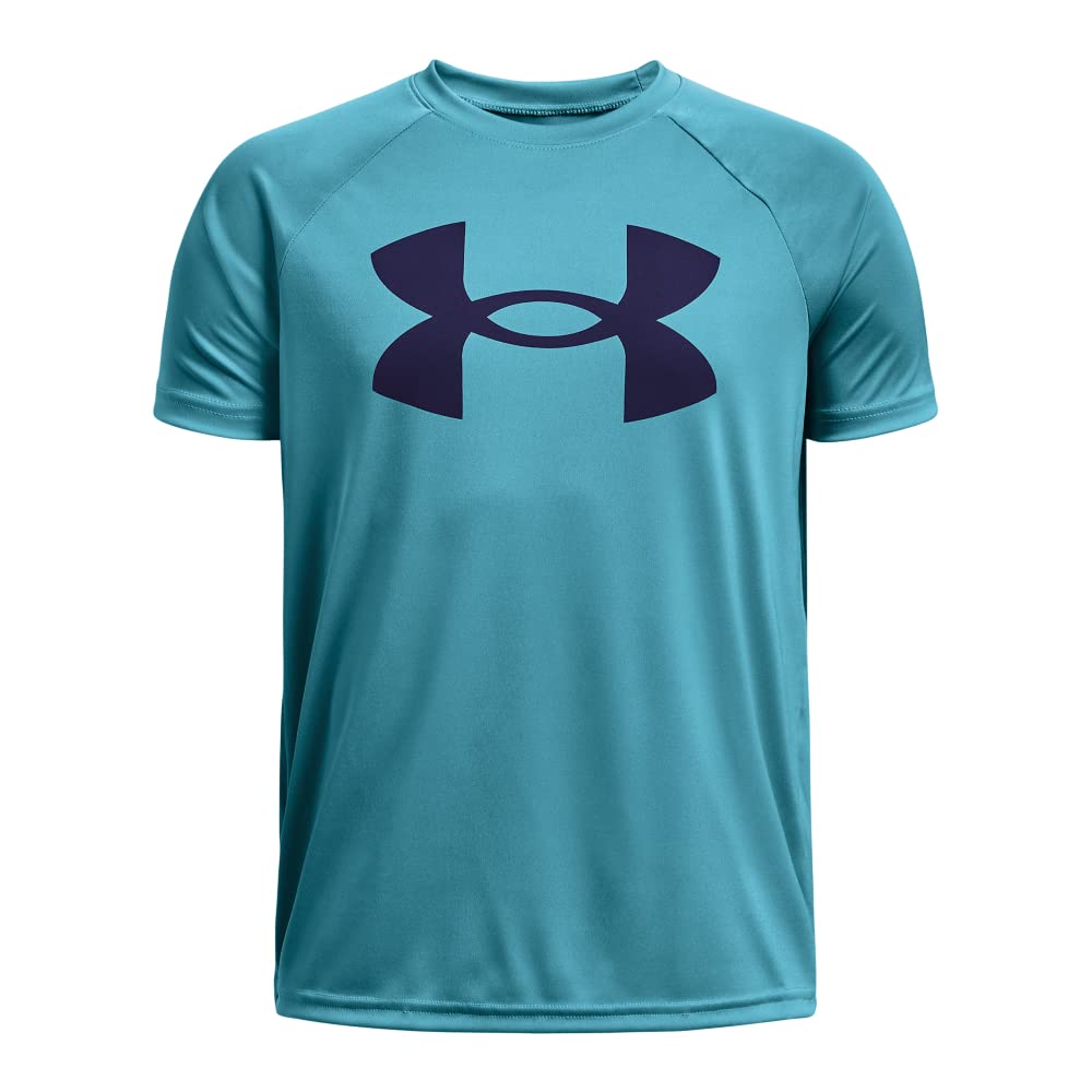 Under Armour Boys' Tech Hybrid Printed Fill Short-Sleeve T-Shirt