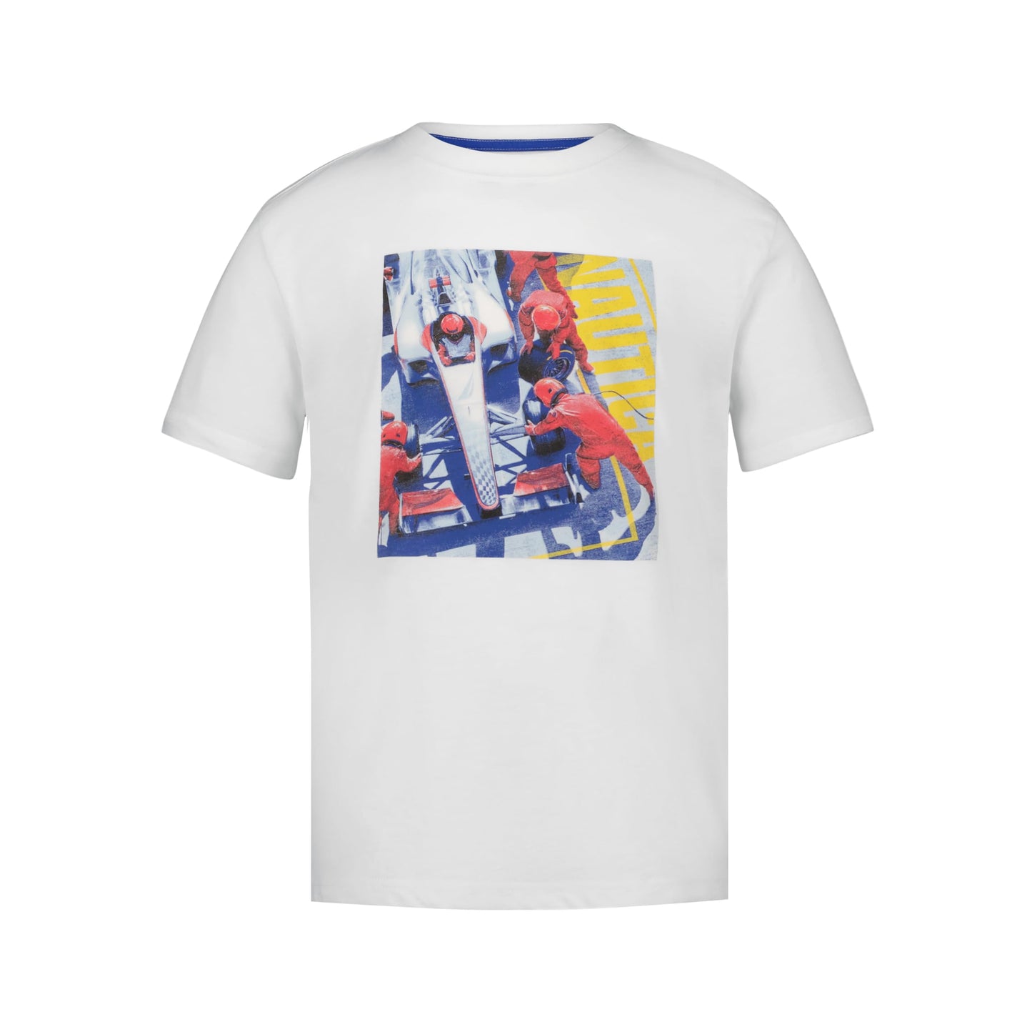 Nautica Boys' Short Sleeve J-Class Logo Crew Neck T-Shirt, Soft, Comfortable, Relaxed Fit