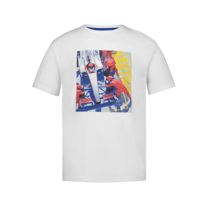 Nautica Boys' Short Sleeve J-Class Logo Crew Neck T-Shirt, Soft, Comfortable, Relaxed Fit