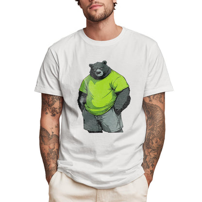 domirica Men's Solid 100% Cotton Graphic Short Sleeve Crewneck Big and Tall Summer Breathable Quick Dry Gym Casual Top