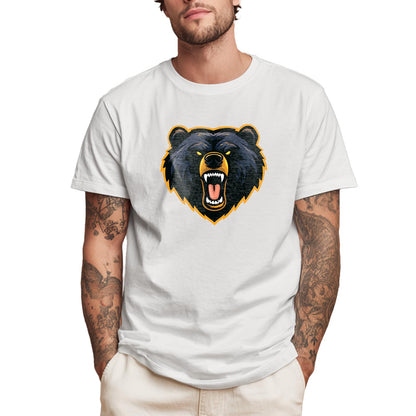 domirica Men's Solid 100% Cotton Graphic Short Sleeve Crewneck Big and Tall Summer Breathable Quick Dry Gym Casual Top