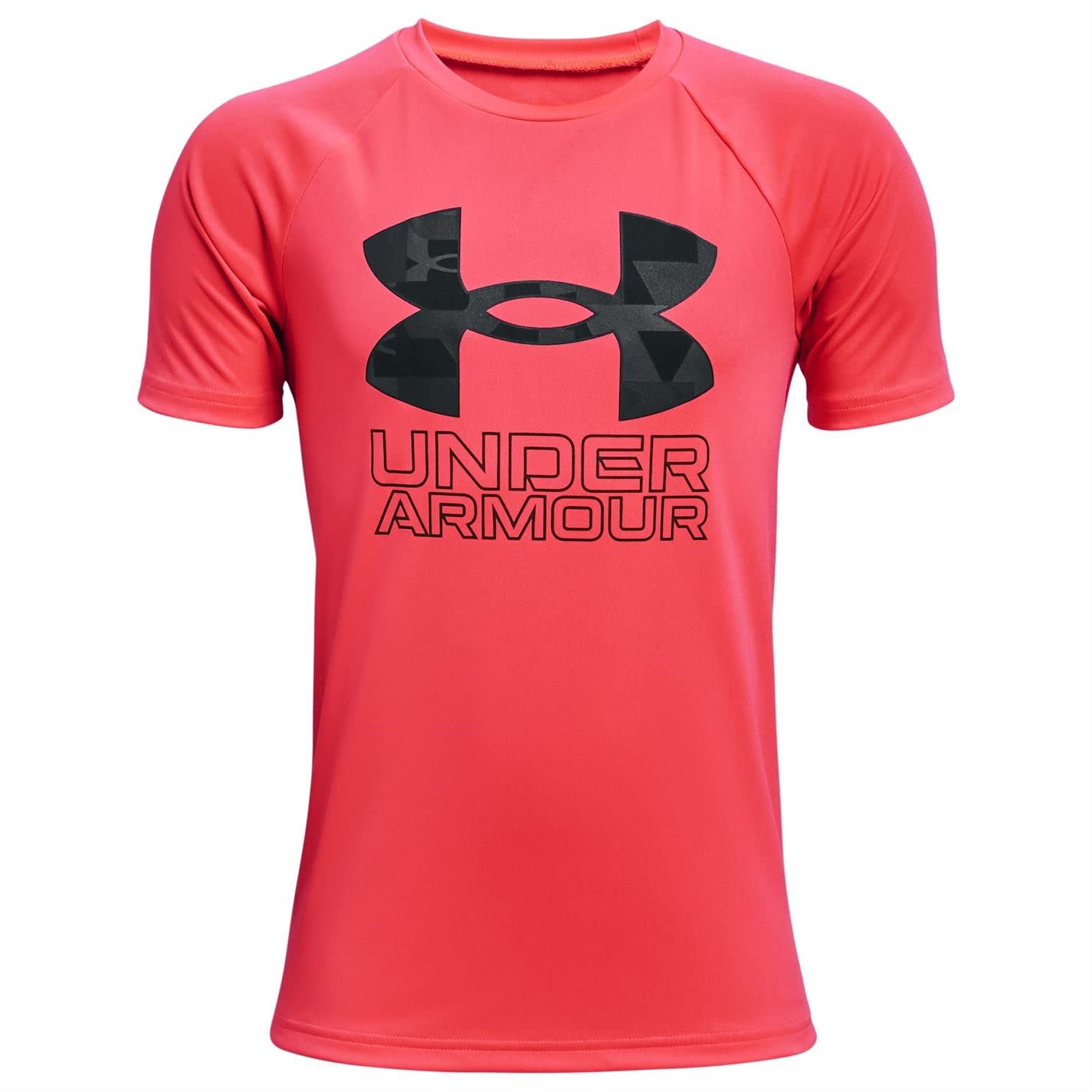 Under Armour Boys' Tech Hybrid Printed Fill Short-Sleeve T-Shirt