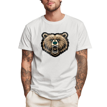 domirica Men's Solid 100% Cotton Graphic Short Sleeve Crewneck Big and Tall Summer Breathable Quick Dry Gym Casual Top