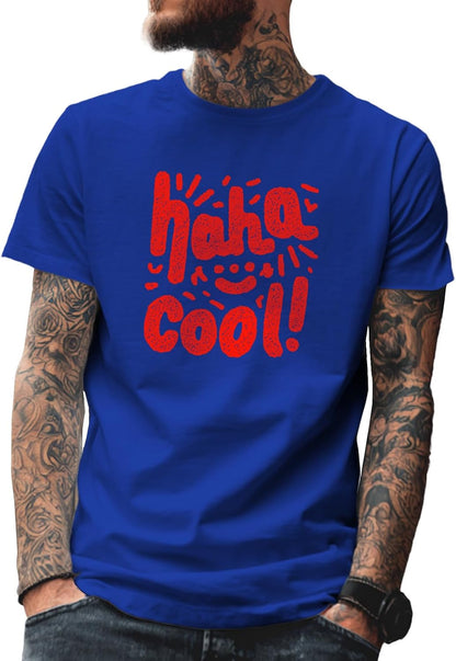 domirica Men's Solid 100% Cotton Graphic Short Sleeve Crewneck Big and Tall Summer Breathable Quick Dry Gym Casual Top