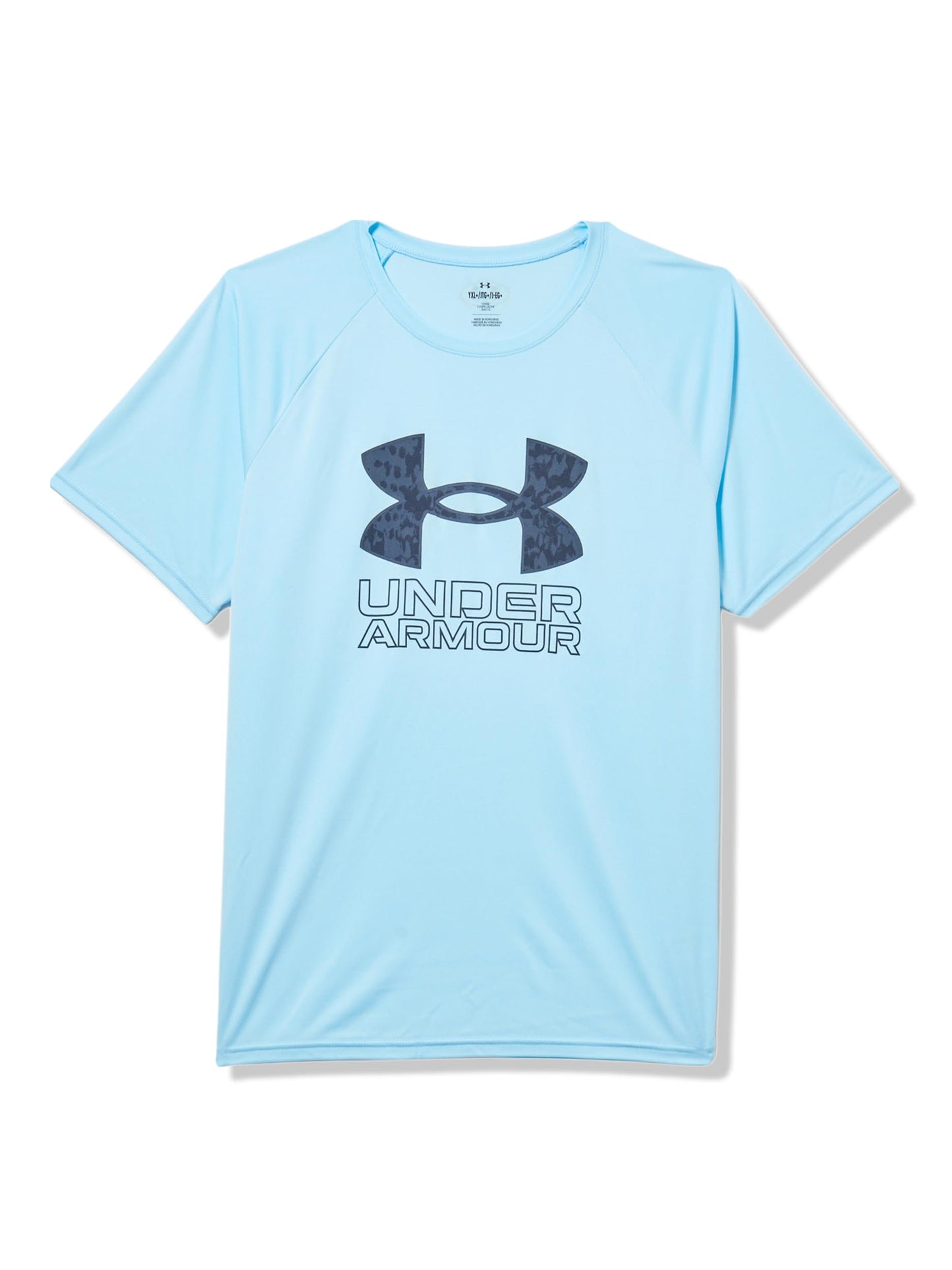 Under Armour Boys' Tech Hybrid Printed Fill Short-Sleeve T-Shirt