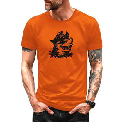 domirica Men's Solid 100% Cotton Graphic Short Sleeve Crewneck Big and Tall Summer Breathable Quick Dry Gym Casual Top