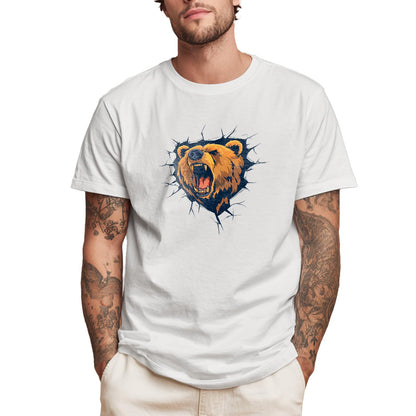 domirica Men's Solid 100% Cotton Graphic Short Sleeve Crewneck Big and Tall Summer Breathable Quick Dry Gym Casual Top