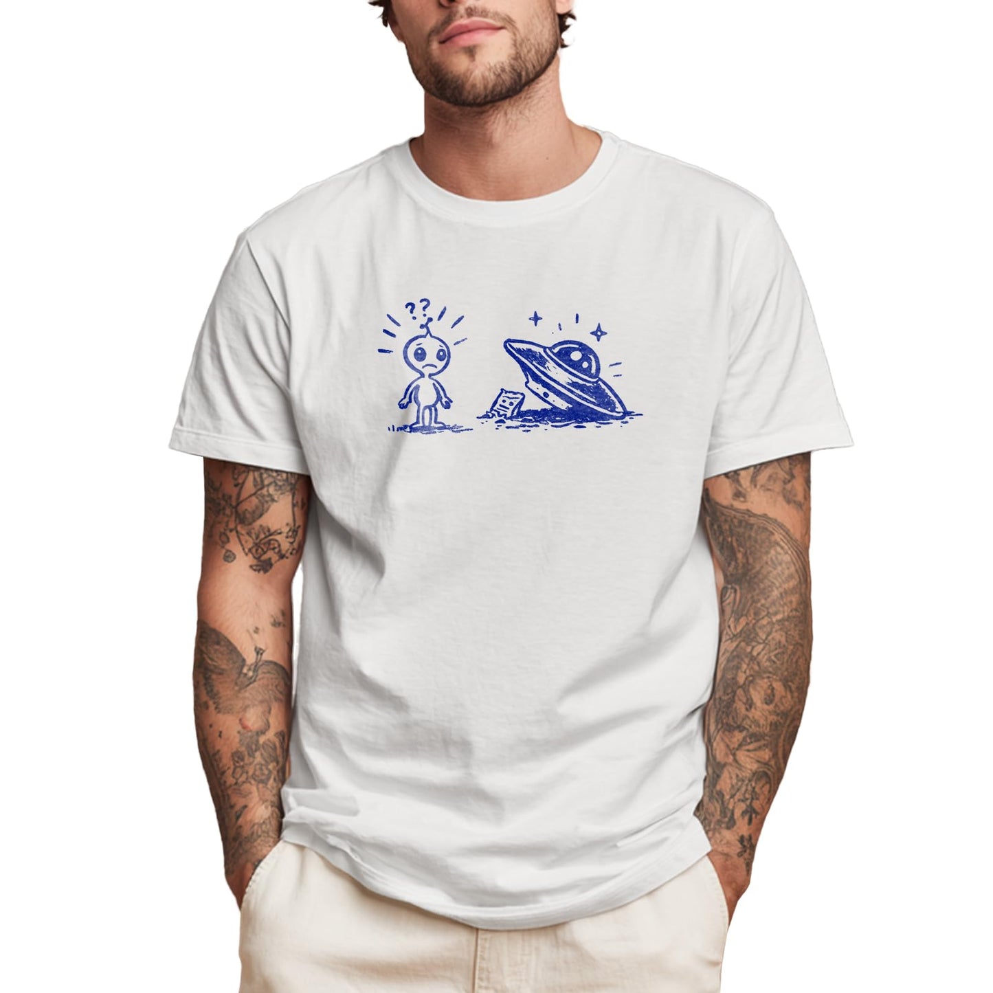 domirica Men's Solid 100% Cotton Graphic Short Sleeve Crewneck Big and Tall Summer Breathable Quick Dry Gym Casual Top