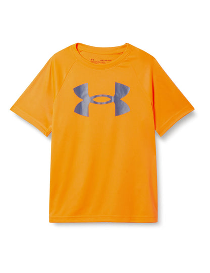 Under Armour Boys' Tech Hybrid Printed Fill Short-Sleeve T-Shirt