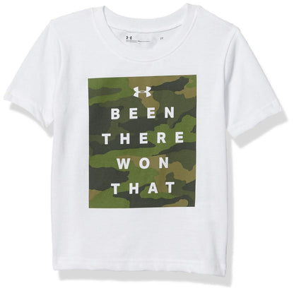 Under Armour Boys' Tech Hybrid Printed Fill Short-Sleeve T-Shirt