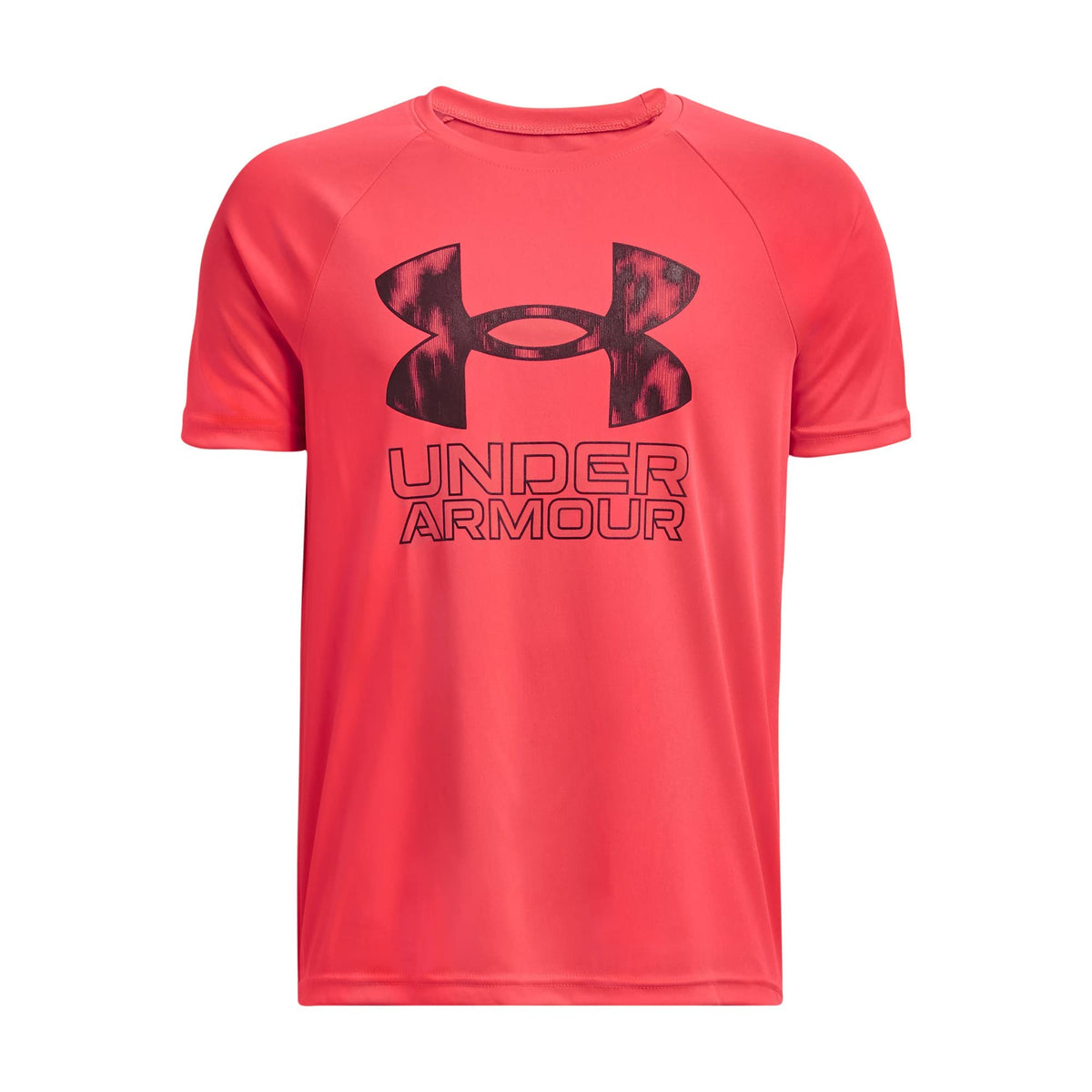 Under Armour Boys' Tech Hybrid Printed Fill Short-Sleeve T-Shirt