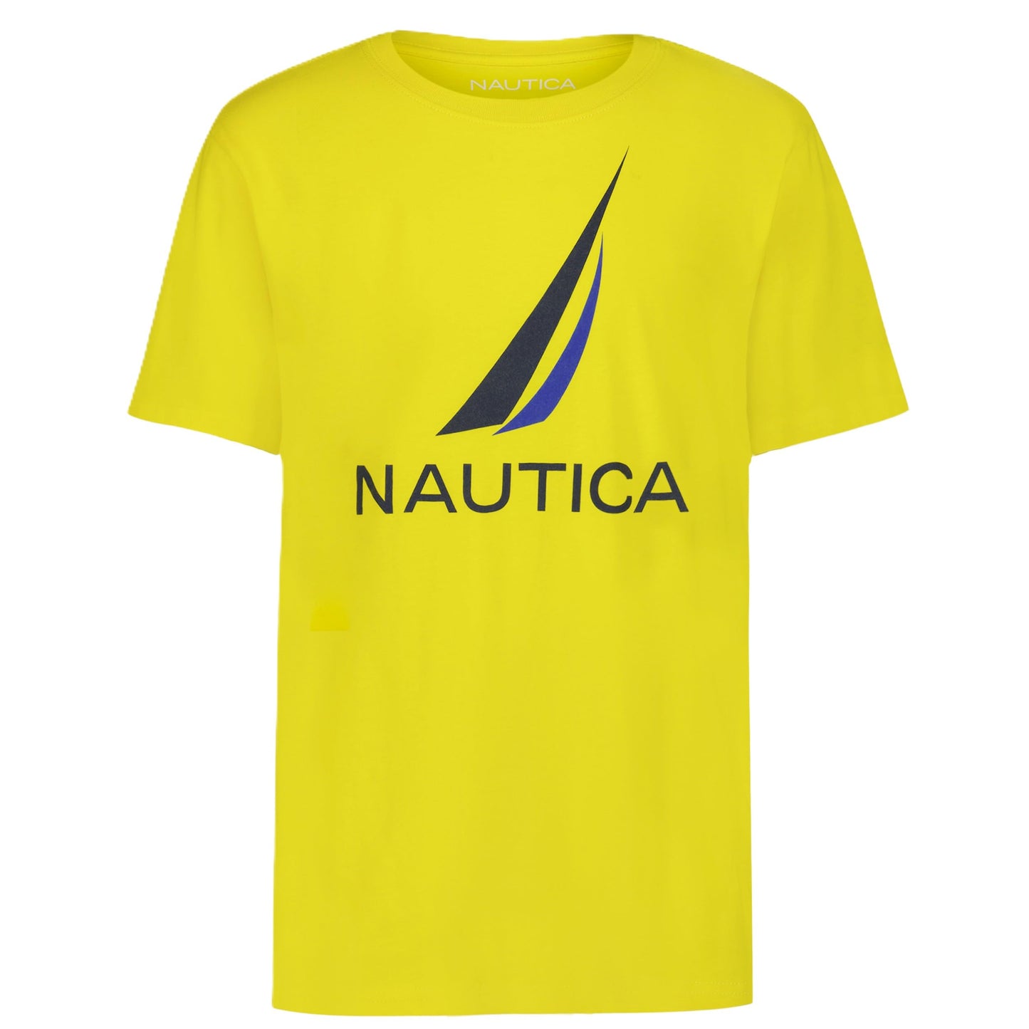 Nautica Boys' Short Sleeve J-Class Logo Crew Neck T-Shirt, Soft, Comfortable, Relaxed Fit