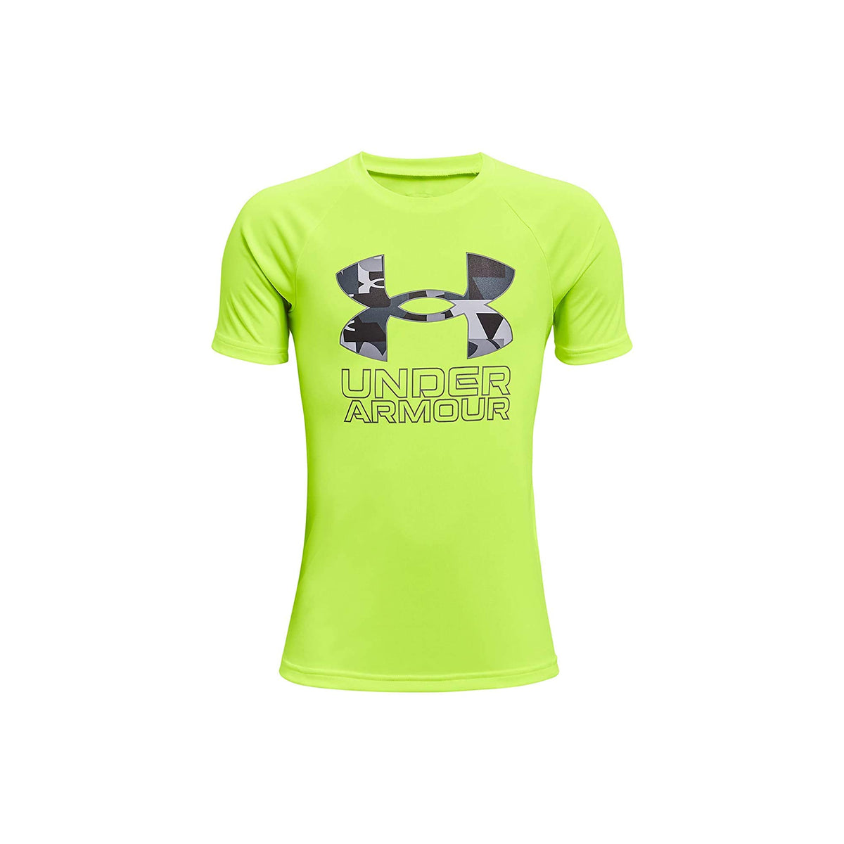 Under Armour Boys' Tech Hybrid Printed Fill Short-Sleeve T-Shirt